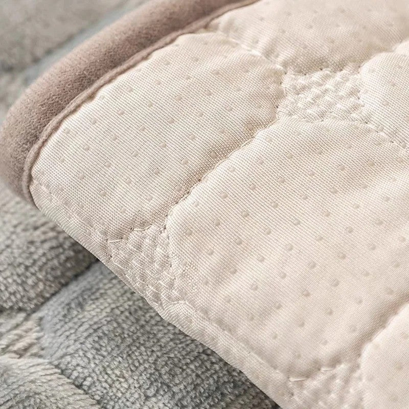 Capa de Sofá em Veludo Cristal – Modelo em L (Formato de Canto)