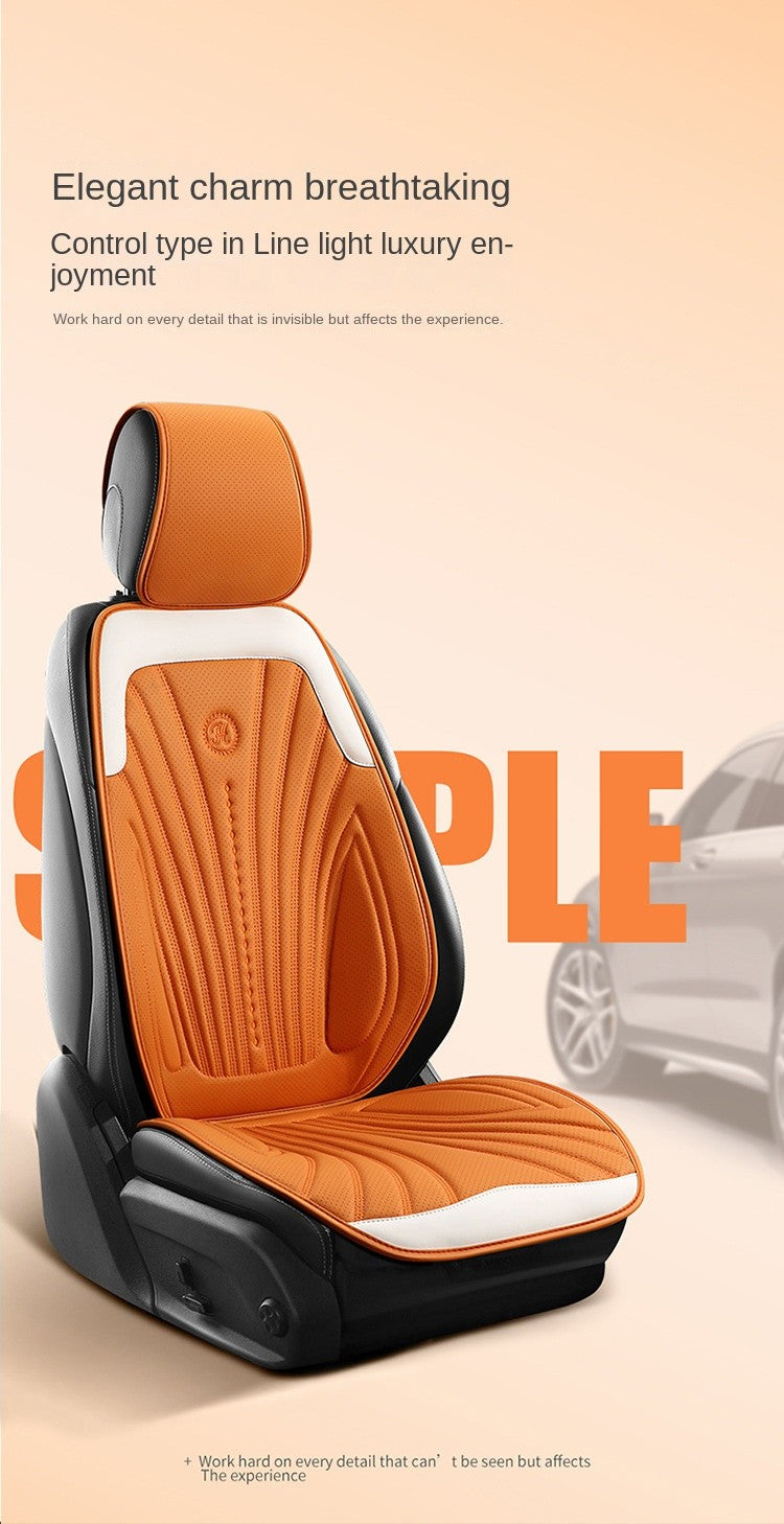 Capa de Assento Universal em Couro Premium – Conforto e Estilo em Todas as Estações!