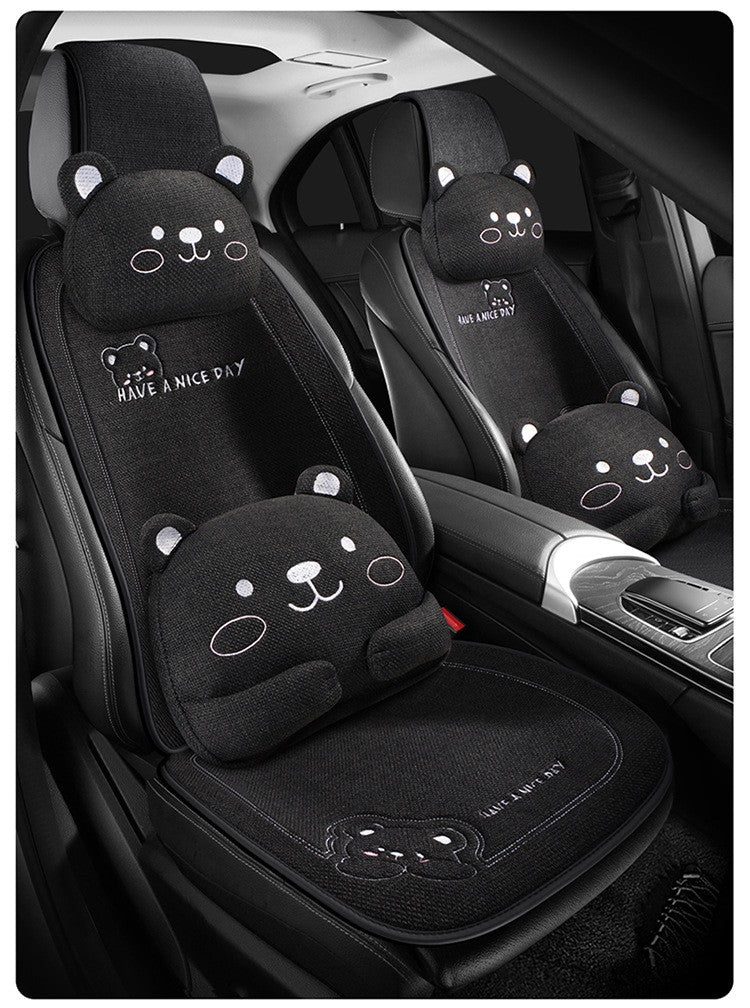 Capa de Almofada para Assento de Carro - Estilo, Conforto e Proteção Antiderrapante!