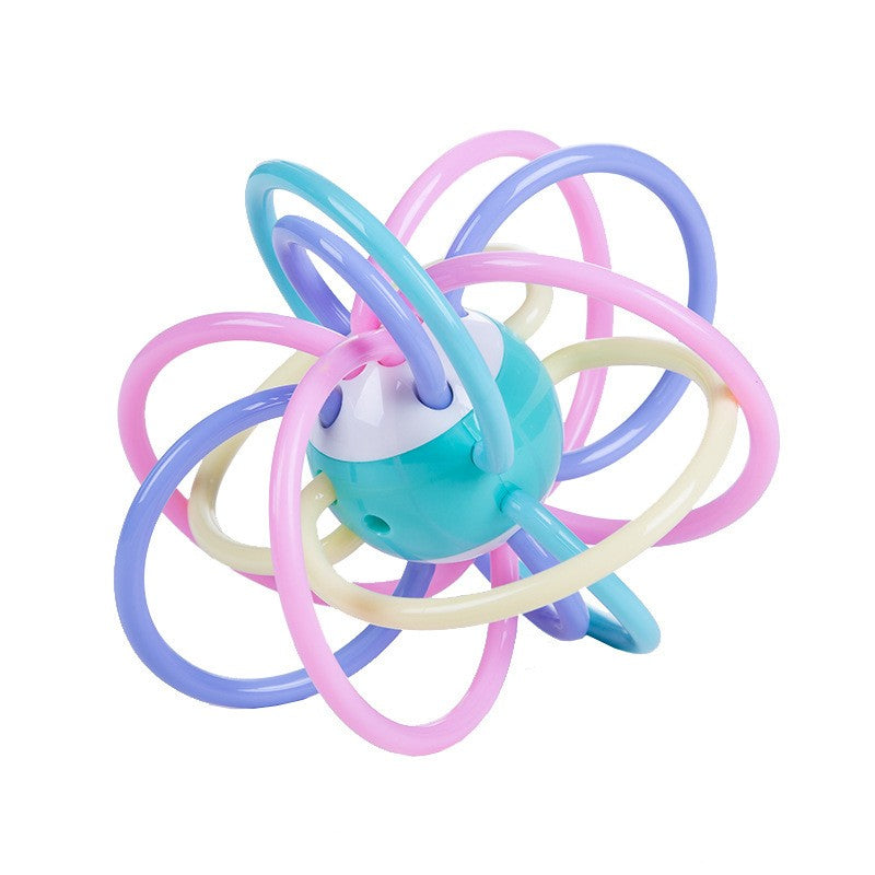 Brinquedo sensorial e educativo para bebês – 0 a 12 meses | Chocalho, mordedor, dentição e desenvolvimento motor.
