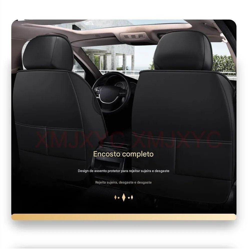 CAPA DE BANCO UNIVERSAL EM COURO PREMIUM!