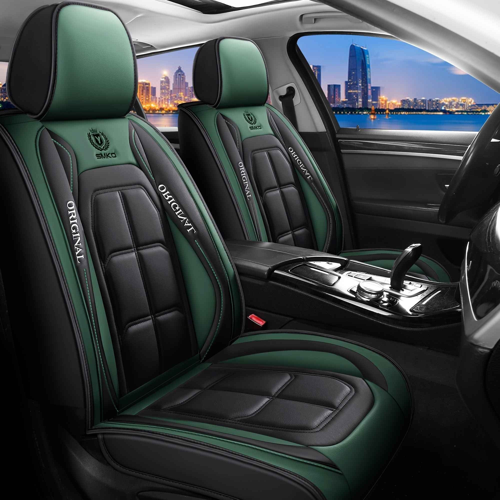 Capa de Assento Universal em Couro Premium – Almofada Completa para Motorista e Passageiro | Conforto e Estilo 4 Estações