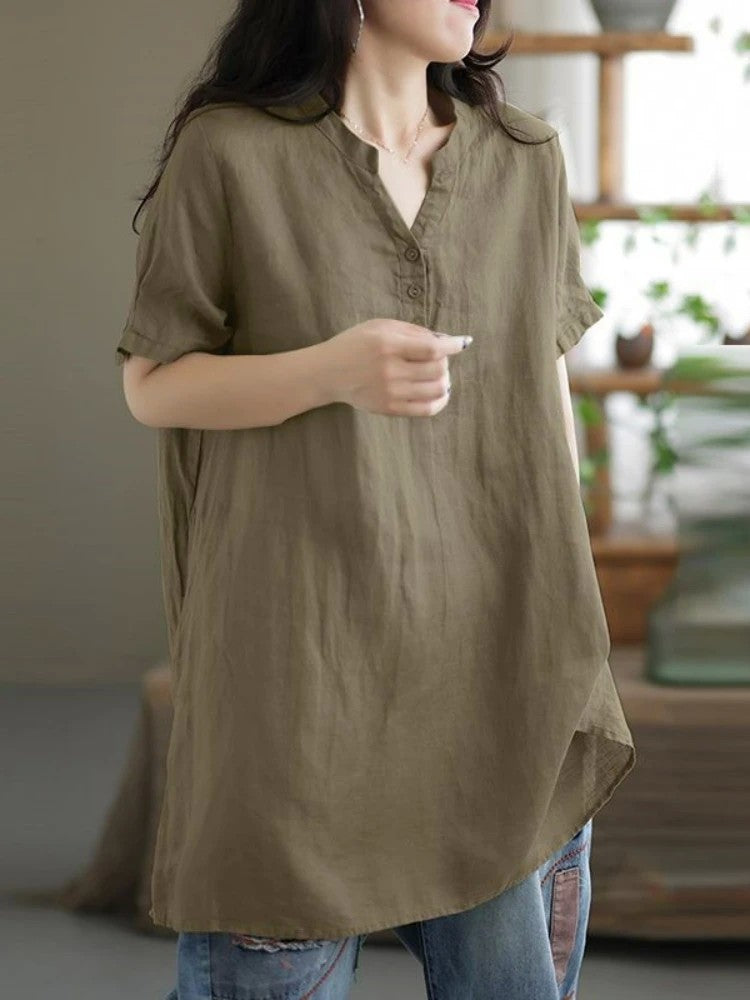Camisa Feminina Casual – Verão 2025