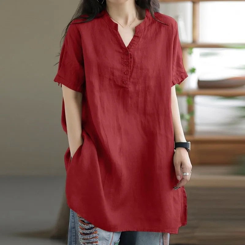 Camisa Feminina Casual – Verão 2025