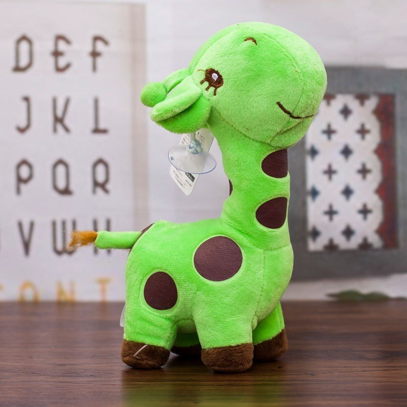 Pelúcia de Girafa — 18 cm | Unissex  Presente perfeito: um brinquedo de pelúcia macio, em formato de girafa, super fofo e colorido! ?? Ideal para bebês, crianças e até como decoração.