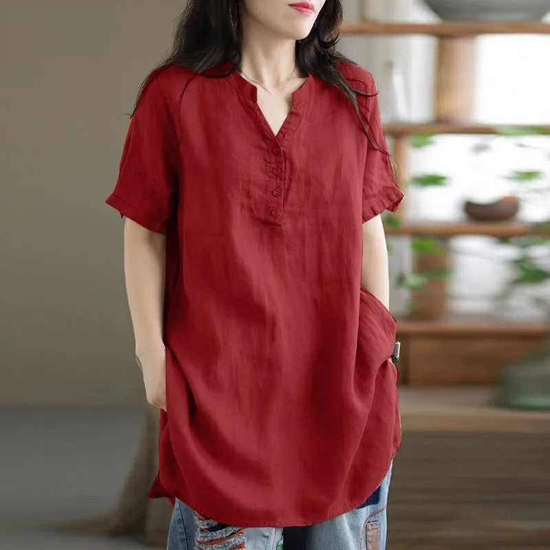 Camisa Feminina Casual – Verão 2025