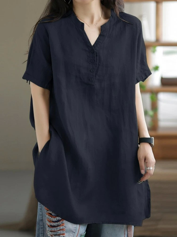 Camisa Feminina Casual – Verão 2025
