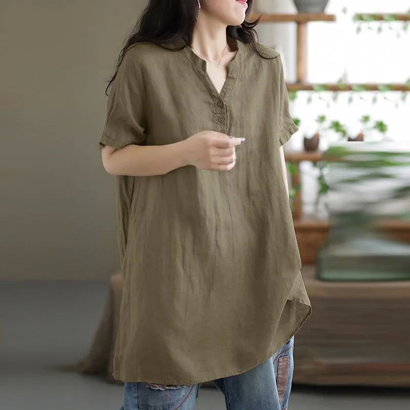Camisa Feminina Casual – Verão 2025
