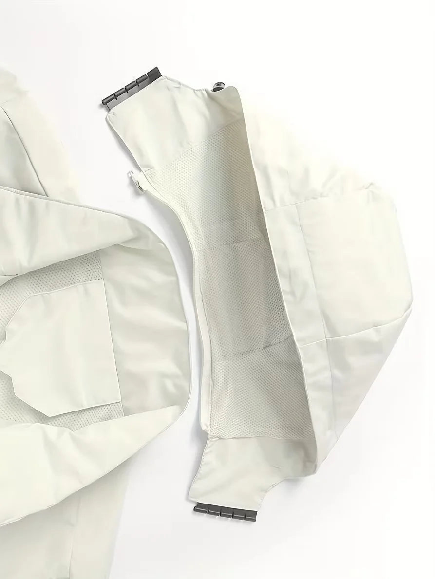 Jaqueta de chuva impermeável masculina leve exterior com capuz capa de chuva ao