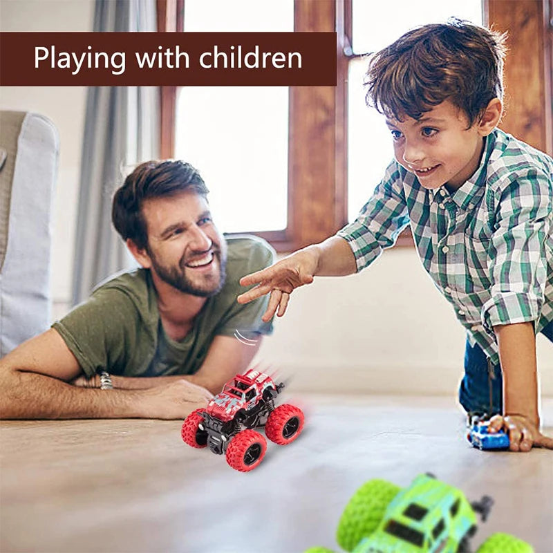 Carro de Brinquedo com Tração nas Quatro Rodas – SUV Off-Road com Movimento Inercial