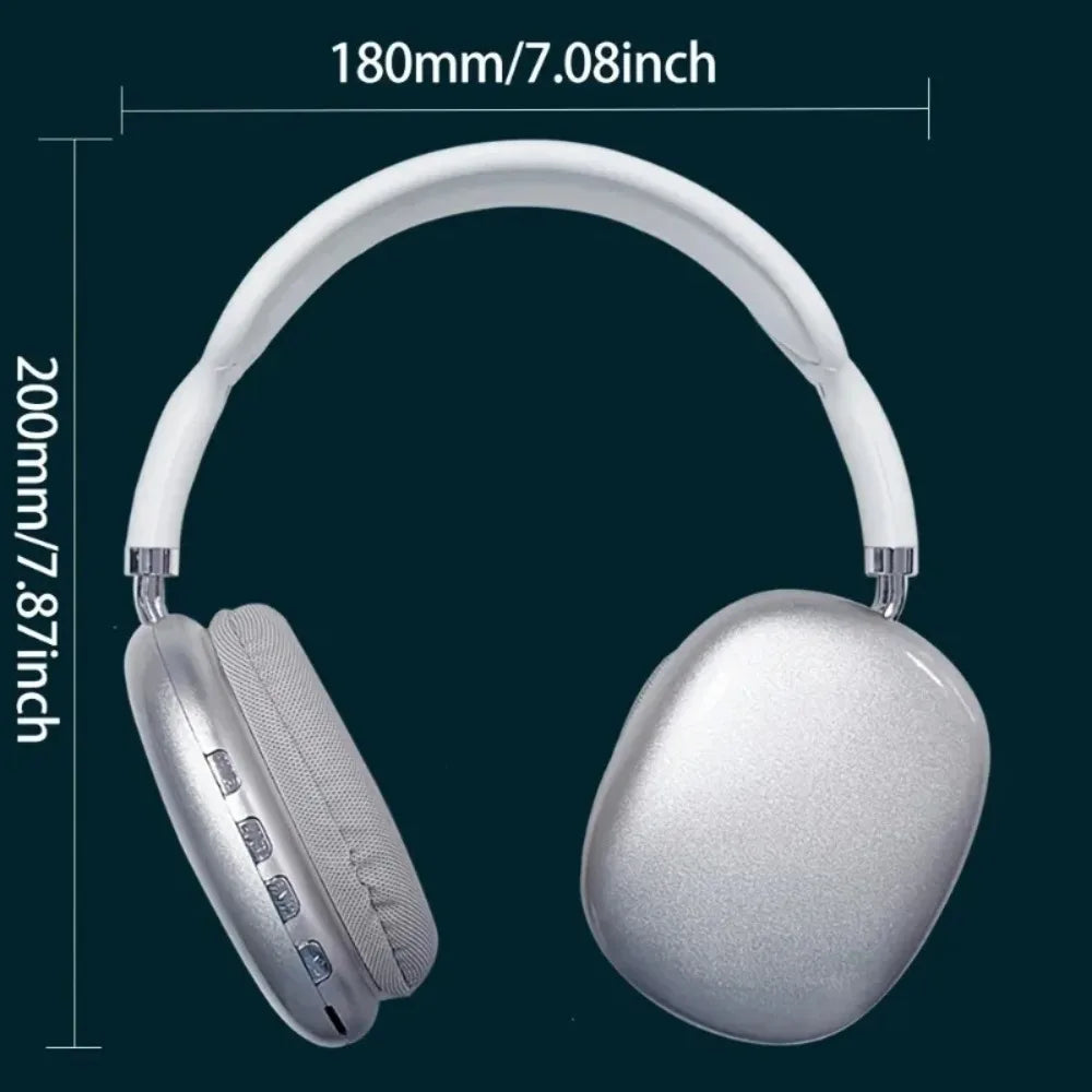 Novo P9 Sem Fio Bluetooth - Fones de Ouvido com Cancelamento de Ruído e Microfone