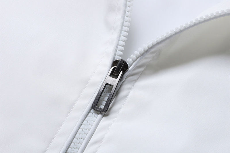 Jaqueta Masculina Casual com Gola para Outono e Inverno - Casaco com Zíper, Ideal para Esportes ao Ar Livre, Blusão à Prova d'Água, Estilo Bombardeiro.