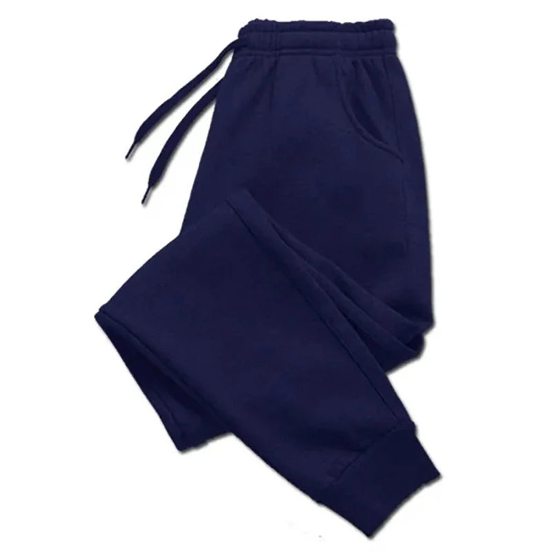 PUAIA - Calças Esportivas Masculinas de Jogging, Roupas Fitness Soltas, Monocromáticas, Estilo Streetwear, Ideais para Outono e Inverno.
