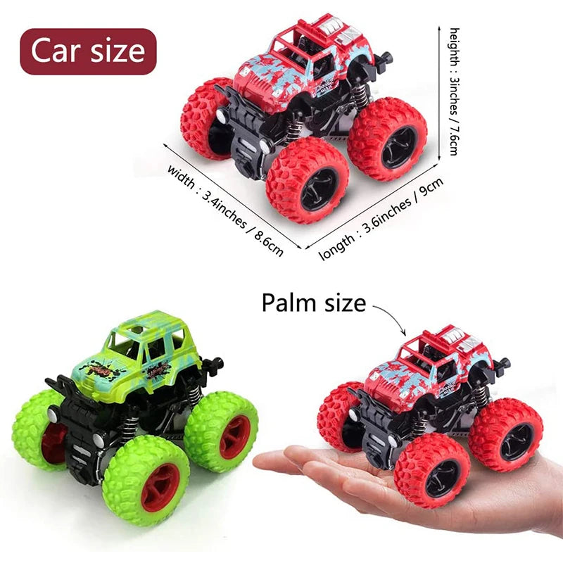 Carro de Brinquedo com Tração nas Quatro Rodas – SUV Off-Road com Movimento Inercial