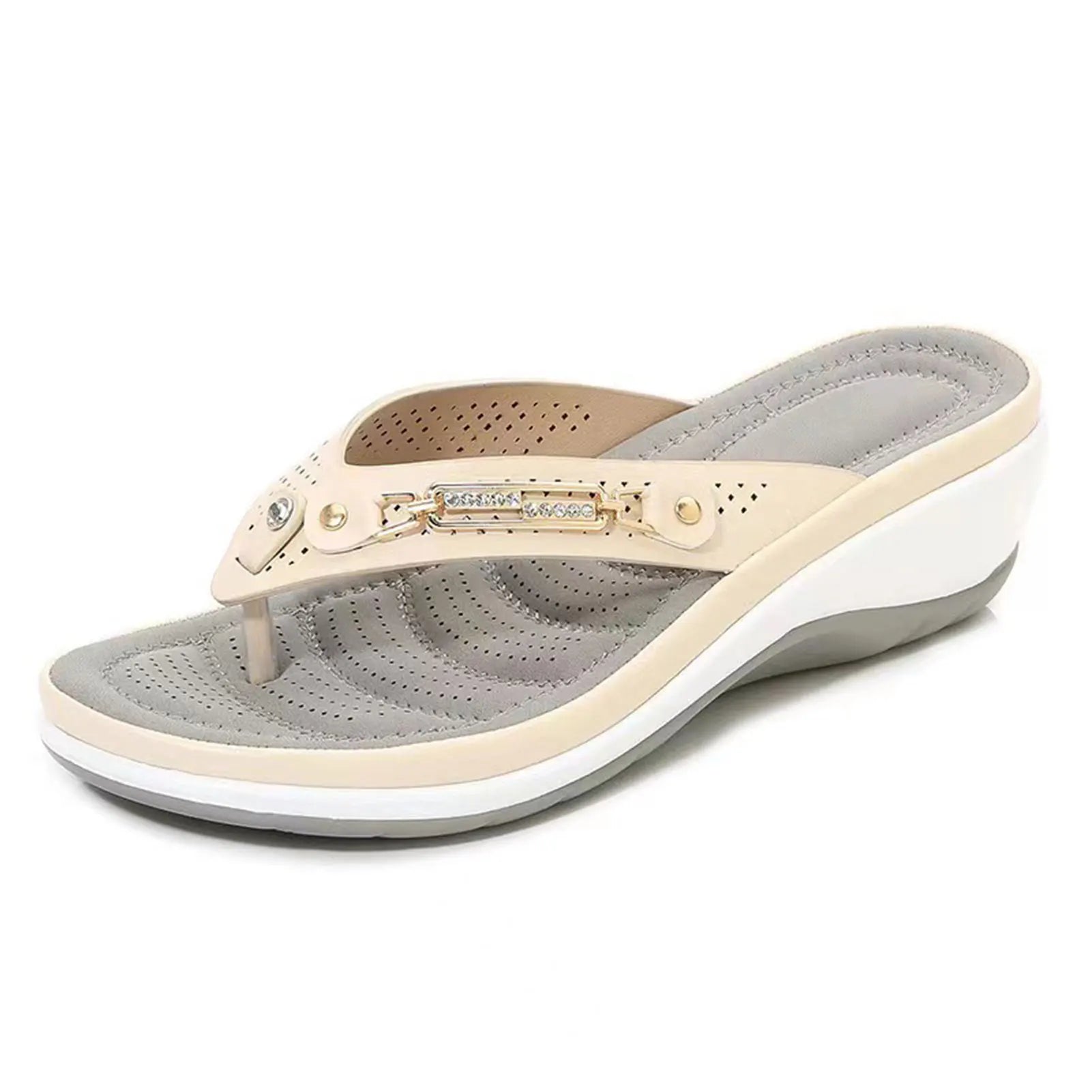 Chinelos Femininos 2024: Novos Slides da Moda, Sapatos Antiderrapantes, Sandálias de Praia para Mulheres, Lazer ao Ar Livre, Chinelos com Biqueira Aberta.