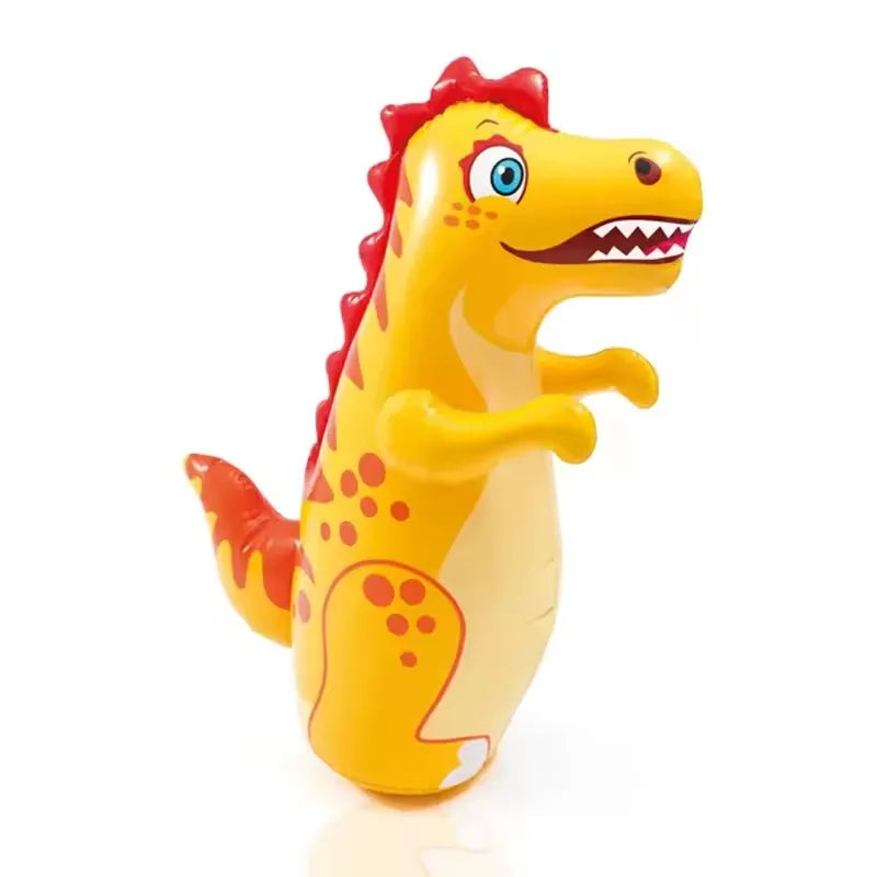 Saco de Pancadas Inflável Dinossauro – Brinquedo Esportivo para Crianças e Adultos | Tumbler de Boxe Divertido | Atividade ao Ar Livre | Presente Ideal para Meninos