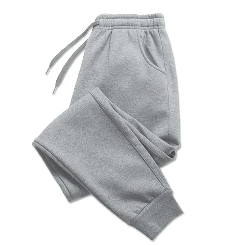 PUAIA - Calças Esportivas Masculinas de Jogging, Roupas Fitness Soltas, Monocromáticas, Estilo Streetwear, Ideais para Outono e Inverno.