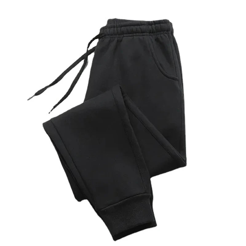 PUAIA - Calças Esportivas Masculinas de Jogging, Roupas Fitness Soltas, Monocromáticas, Estilo Streetwear, Ideais para Outono e Inverno.