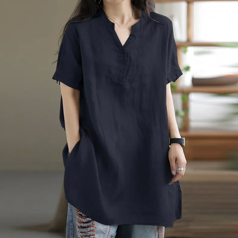 Camisa Feminina Casual – Verão 2025