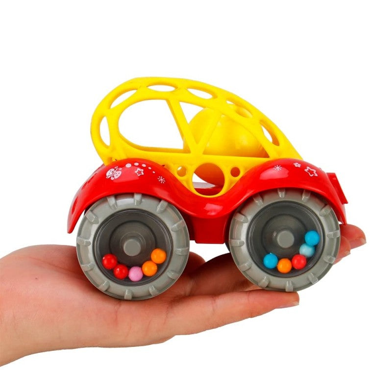 Rolo Inflável para Engatinhar — Brinquedo para Bebês de 6 a 12 Meses | Estímulo ao Desenvolvimento, Tempo de Barriga, Jogos de Fitness e Aprendizagem Precoce com Bola de PVC