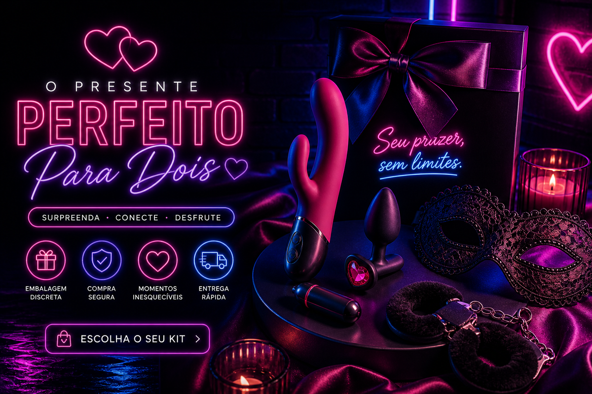Sugador e Vibrador 2 em 1 para Prazer Duplo