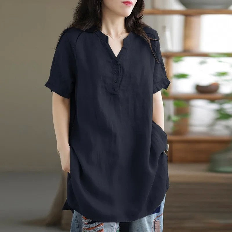 Camisa Feminina Casual – Verão 2025